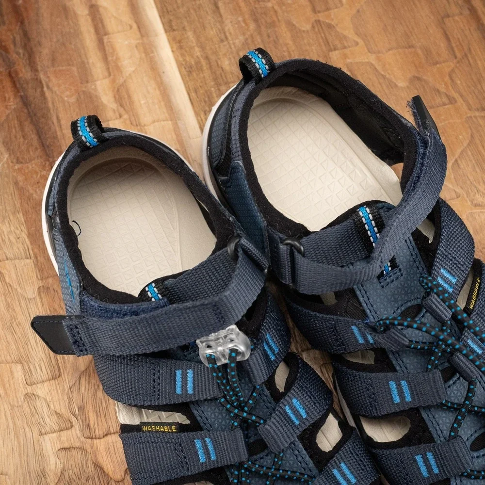 Keen Shoe Unisex Kids Newport NEO H2 Blue Washable Closed Toe Water Sandals Sz 3